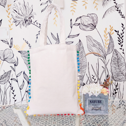 Attractive Red Houdstooth Printed Natural Body Laundry Bag