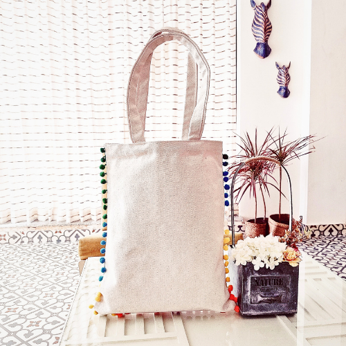 Attractive Red Houdstooth Printed Natural Body Laundry Bag