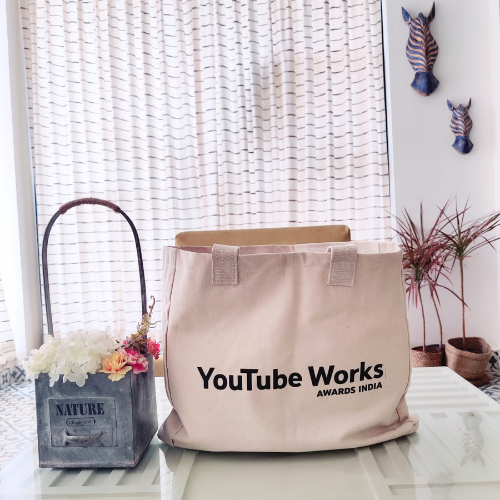 Stylish Printed Jute Lunch Bag For Men