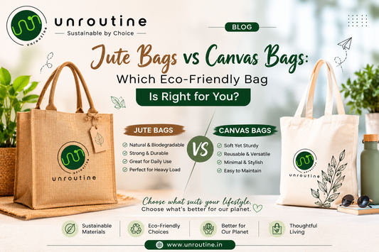 Jute Bags vs Canvas Bags