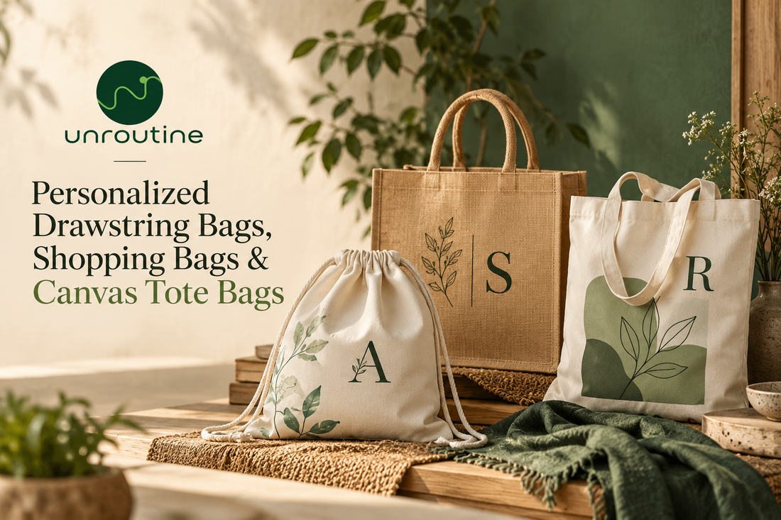 Personalized Drawstring Bags, Shopping Bags & Canvas Tote Bags