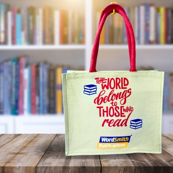 Juco Shopping Tote Bag With Custom Quote