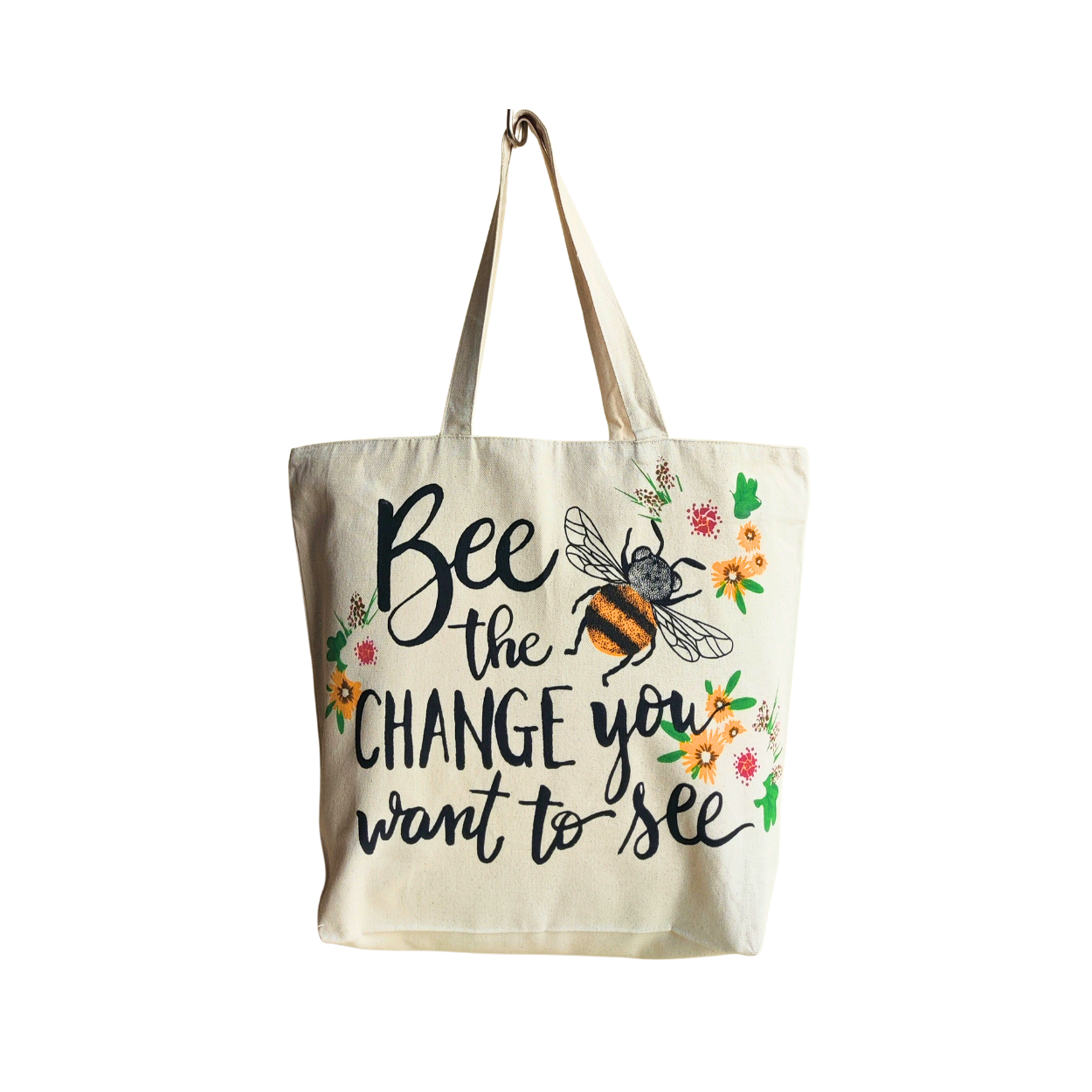 Canvas Shopping Bag - Bee